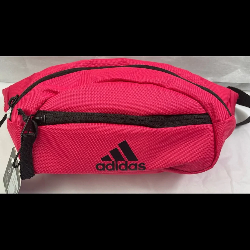 Adidas waist sport bag Pink /Black - Picture 1 of 12